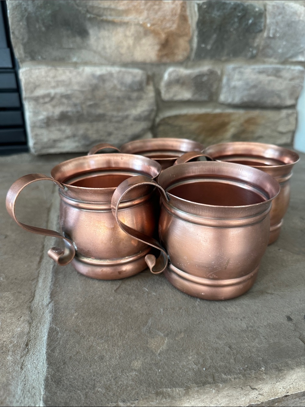 Copper Moscow Mule Mugs Set (4)